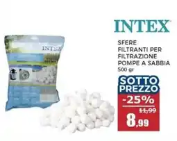 Happy Casa Intex sfere filtranti per filtrazione pompe a sabbia offerta