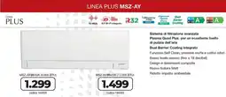 Trony Mitsubishi electric linea plus MSZ-AY25VGK (9.000 BTU) offerta