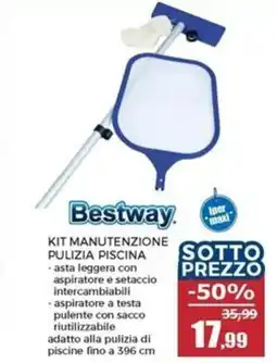 Happy Casa Bestway kit manutenzione pulizia piscina offerta
