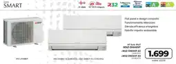 Trony Mitsubishi electric linea smart KIT DUAL SPLIT MXZ-2HA40VF +MSZ-DW25VF-E2 (9.000 BTU) +MSZ-DW35VF-E2 (12.000 BTU) offerta