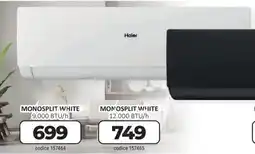 Trony Haier monosplit white 9.000 BTU/h offerta
