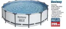 Happy Casa Bestway piscina steel pro max con pompa filtrante offerta