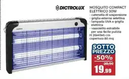 Happy Casa Dictrolux mosquito compact elettrico 30W offerta