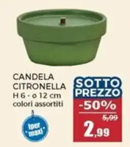 Happy Casa Candela citronella offerta