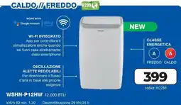 Trony Hyundai caldo/ freddo WSHN-P12HW 12.000 BTU offerta