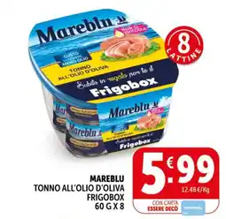 Deco Supermercati Mareblu tonno all'olio d'oliva frigobox offerta