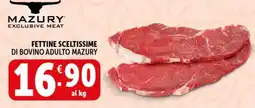 Deco Supermercati Fettine sceltissime di bovino adulto MAZURY offerta