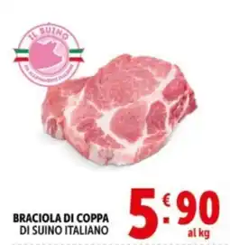 Deco Supermercati Braciola di coppa di suino italiano offerta
