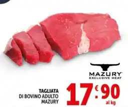 Deco Supermercati Tagliata di bovino adulto MAZURY offerta