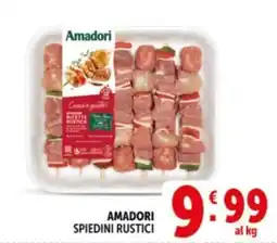 Deco Supermercati Amadori spiedini rustici offerta