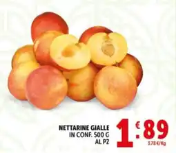 Deco Supermercati Nettarine gialle offerta