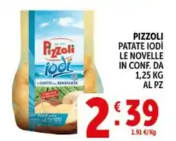 Deco Supermercati Pizzoli patate iodì le novelle offerta