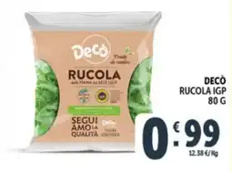 Deco Supermercati Decò rucola igp offerta