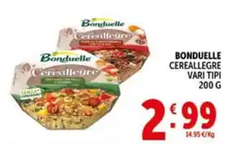 Deco Supermercati Bonduelle cereallegre offerta