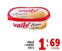 Deco Supermercati Vallè + burro offerta