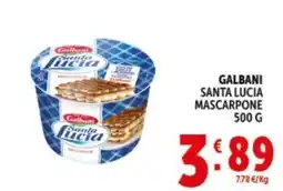 Deco Supermercati Galbani santa lucia mascarpone offerta