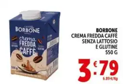 Deco Supermercati Borbone crema fredda caffè senza lattosio e glutine offerta