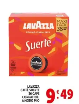 Deco Supermercati Lavazza caffè suerte 36 caps compatibili a modo mio offerta