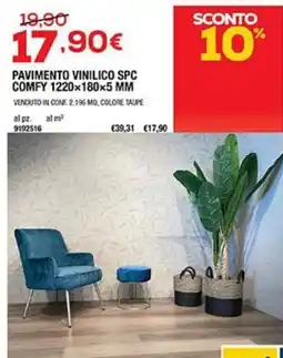 Bricofer Pavimento vinilico spc comfy 1220x180x5 mm offerta