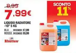 Bricofer Liquido radiatore -10° offerta
