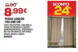 Bricofer Tenda london 140x280 cm offerta