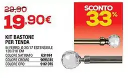 Bricofer Kit bastone per tenda offerta