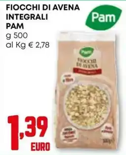 Kanguro Fiocchi di avena integrali PAM offerta