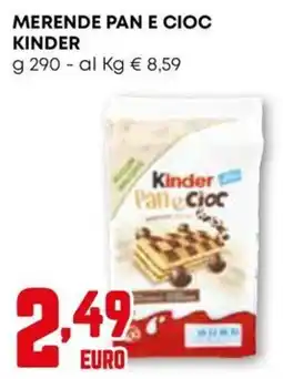 Kanguro Merende pan e cioc KINDER offerta