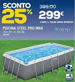 Bricofer Bestway piscina steel pro max offerta