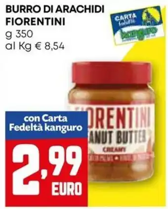 Kanguro Burro di arachidi FIORENTINI offerta