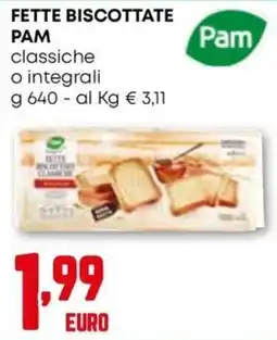 Kanguro Fette biscottate PAM offerta