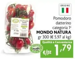 Maxi Family Pomodoro datterino categoria 1ª MONDO NATURA offerta