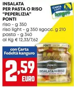 Kanguro Insalata per pasta o riso "peperlizia❞ PONTI offerta