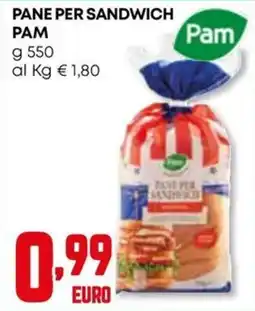 Kanguro Pane per sandwich PAM offerta