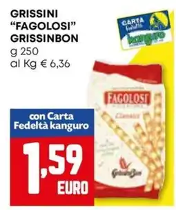 Kanguro Grissini "fagolosi❞ GRISSINBON offerta