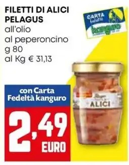 Kanguro Filetti di alici PELAGUS offerta