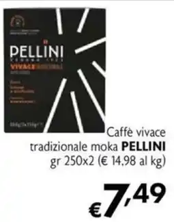 Maxi Family Caffè vivace tradizionale moka PELLINI offerta