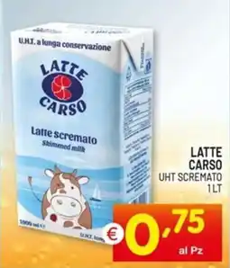 Centro Commerciale Discount Latte carso uht scremato offerta