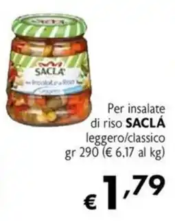 Maxi Family Per insalate di riso saclá leggero/classico offerta