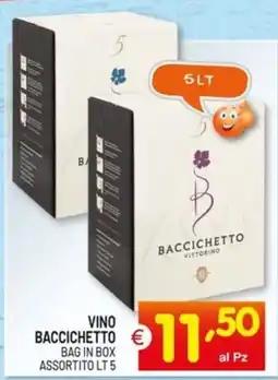 Centro Commerciale Discount Vino baccichetto bag in box offerta