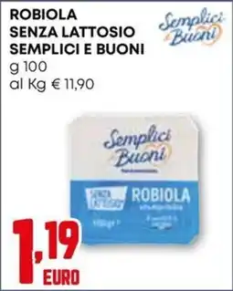 Kanguro Robiola senza lattosio SEMPLICI E BUONI offerta