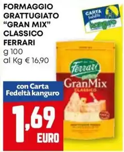 Kanguro Formaggio grattugiato "gran mix" classico FERRARI offerta