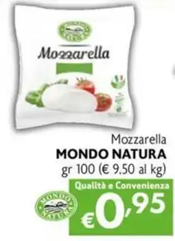 Maxi Family Mozzarella MONDO NATURA offerta