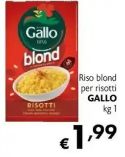 Maxi Family Riso blond per risotti GALLO offerta
