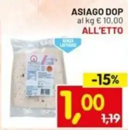 Centro Commerciale Discount Asiago DOP offerta