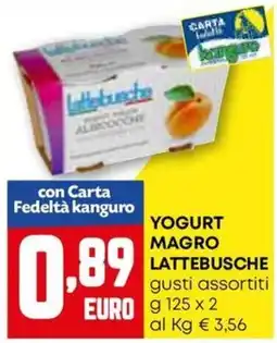 Kanguro Yogurt magro LATTEBUSCHE offerta