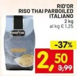 Centro Commerciale Discount Rid'or riso thai parboiled italiano offerta