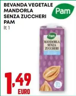 Kanguro Bevanda vegetale mandorla senza zuccheri PAM offerta
