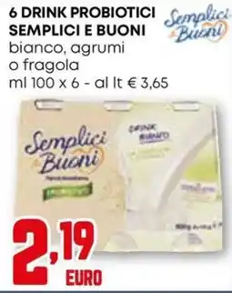 Kanguro 6 drink probiotici SEMPLICI E BUONI offerta