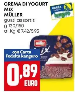 Kanguro Crema di yogurt mix MÜLLER offerta